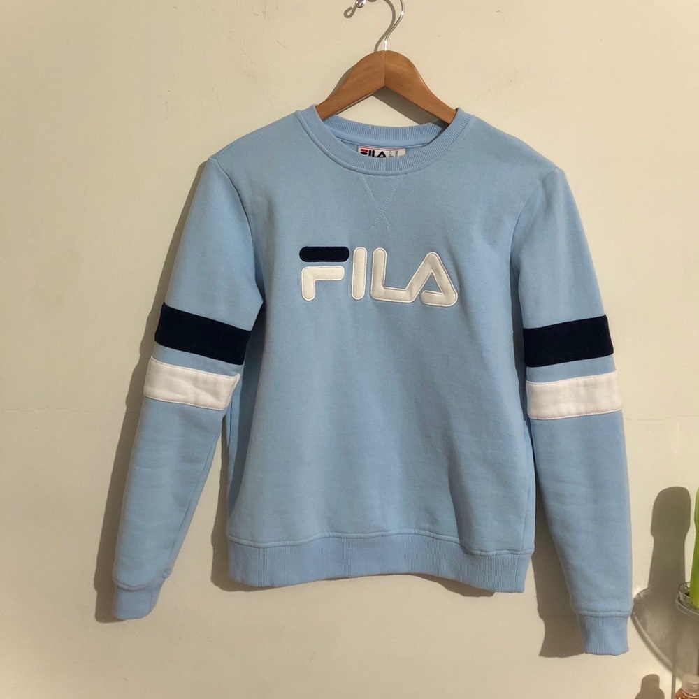 Like-🆕: Fila | Cotton Crewneck Sweater - Picture 4 of 7